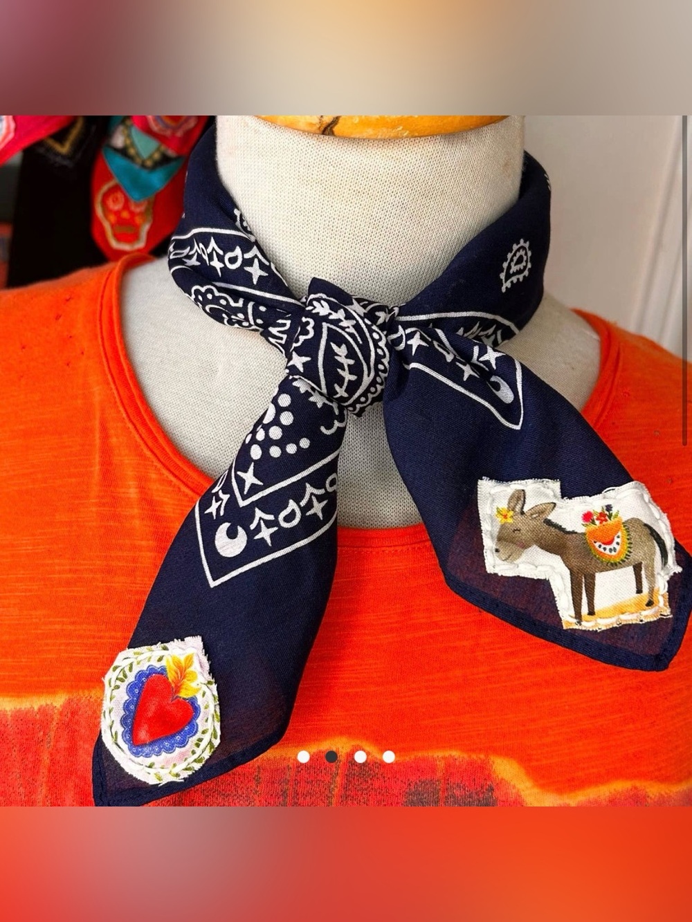 Donkey Love Bandana 21”x21”